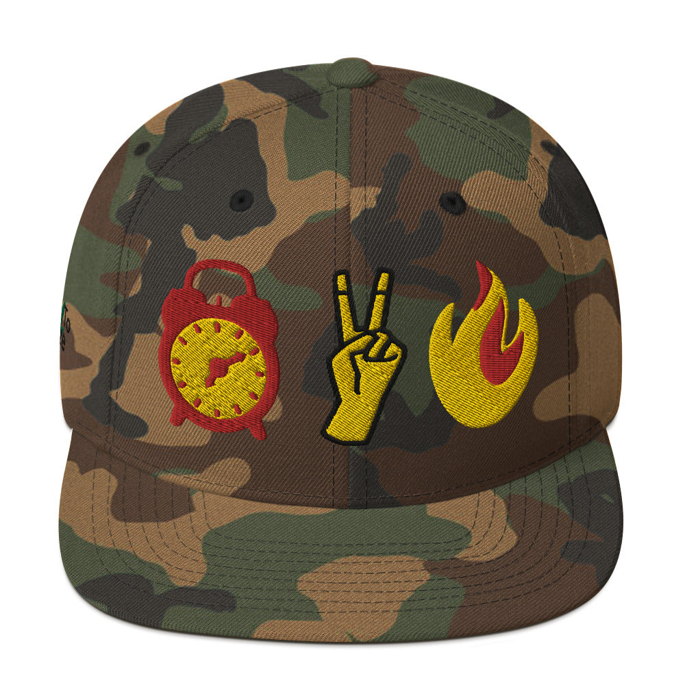 Time To Blaze Snapback Hat