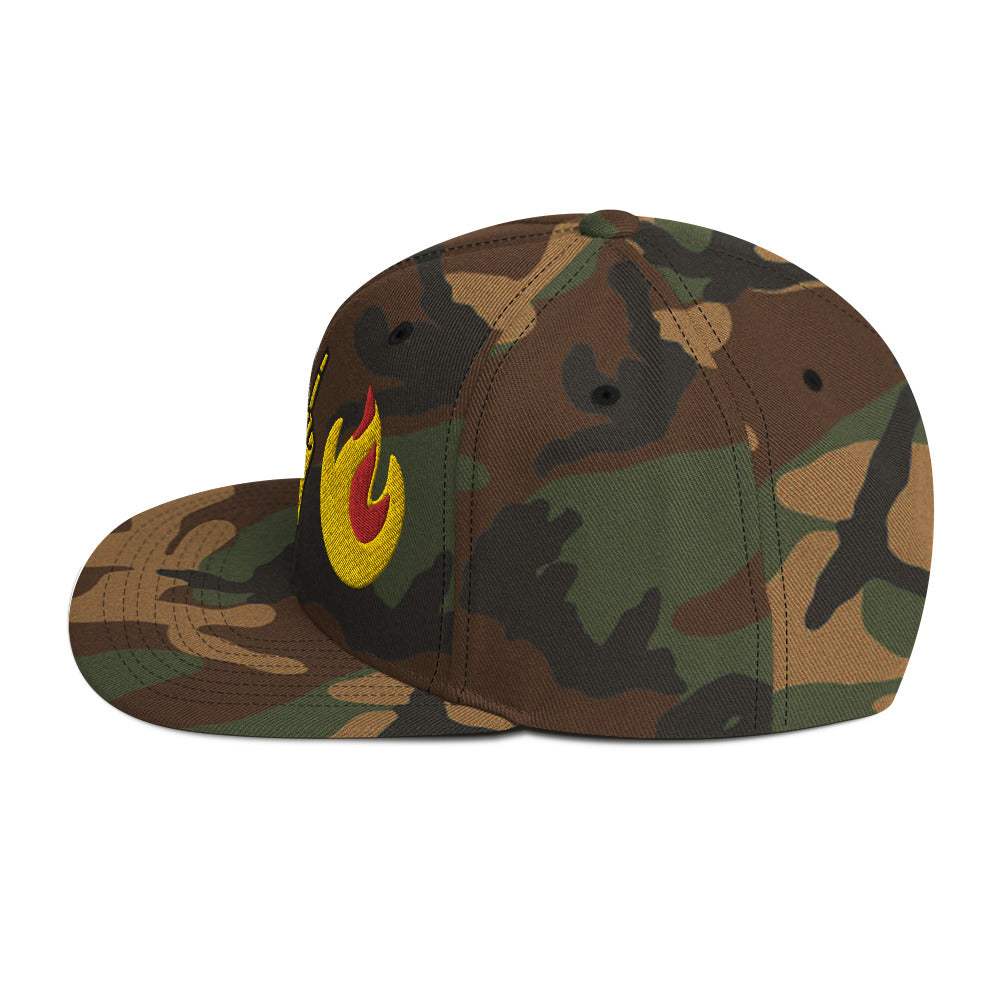 Time To Blaze Snapback Hat