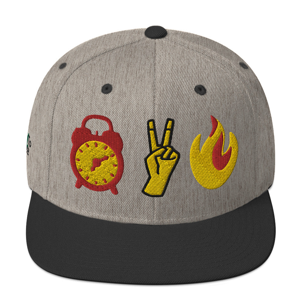 Time To Blaze Snapback Hat