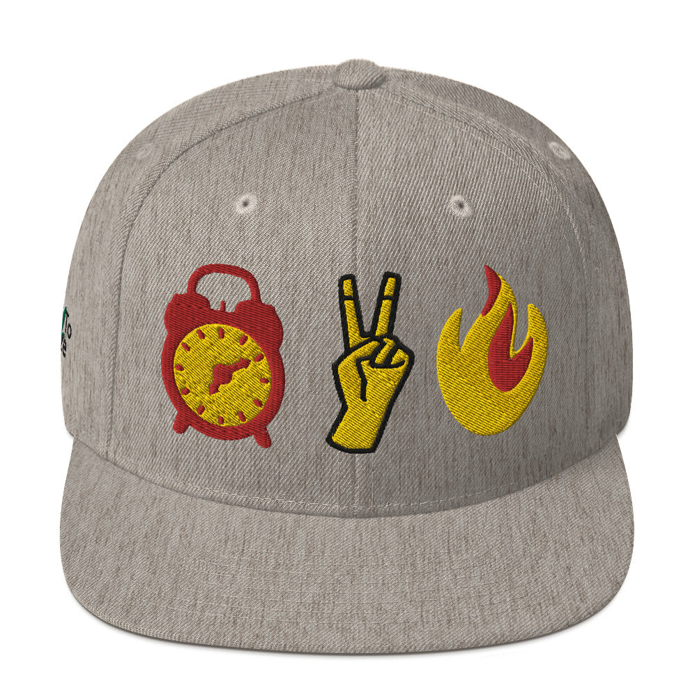 Time To Blaze Snapback Hat