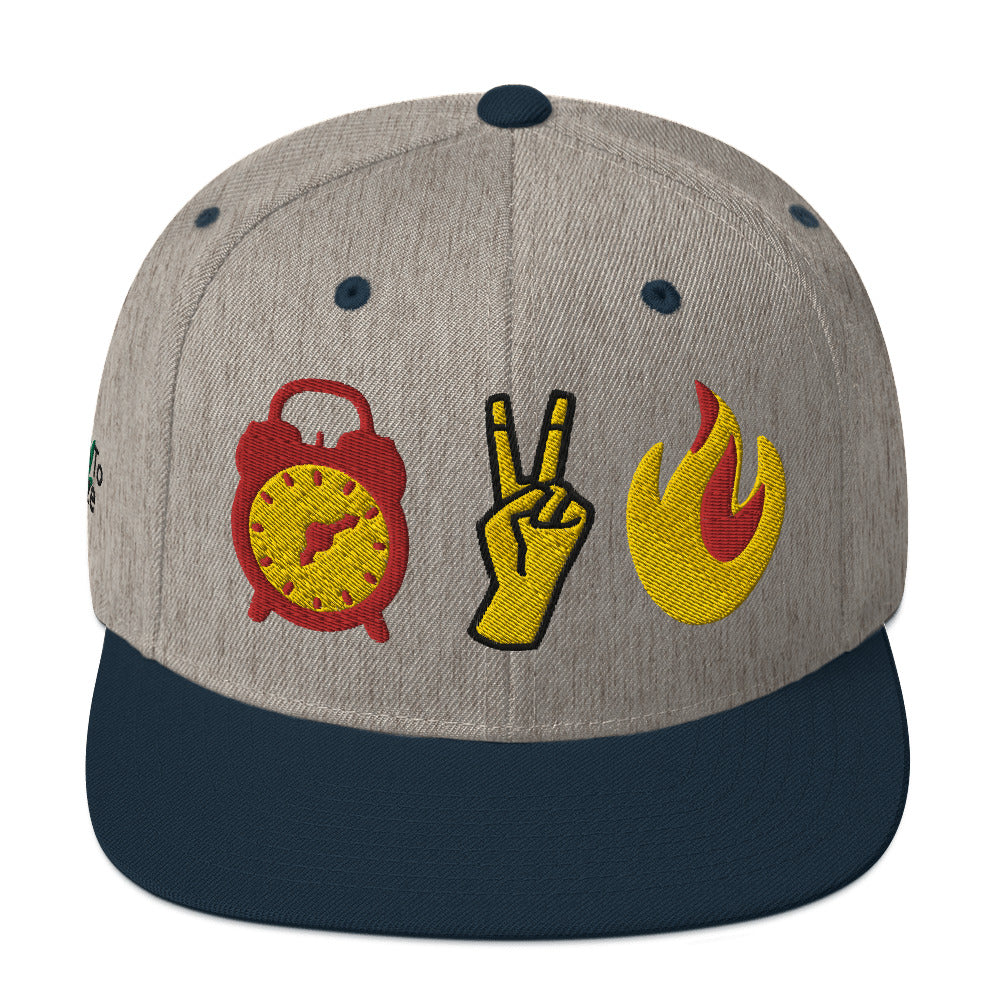Time To Blaze Snapback Hat