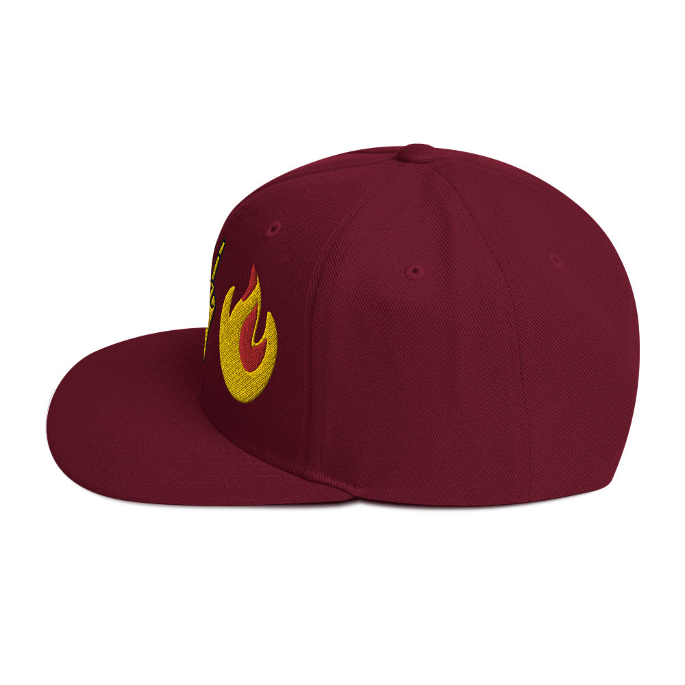 Time To Blaze Snapback Hat